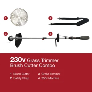 1.4kW Brush Cutter & Grass Trimmer