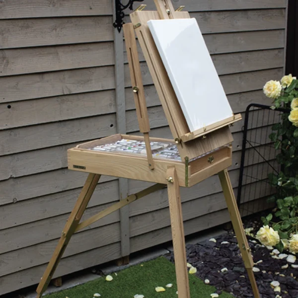 30 Piece Watercolour /Easel/Canvas with Tripod