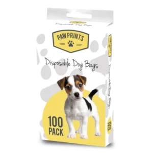 Disposable Doggy Poop Bags – 100 Pack